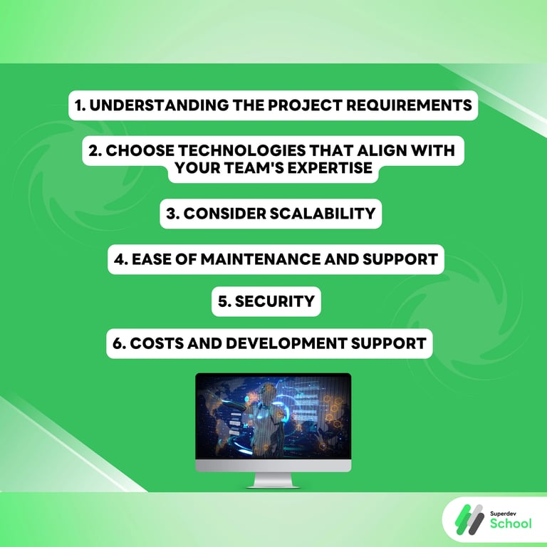 How to Choose the Right Tools and Technologies for Your Web Development Project