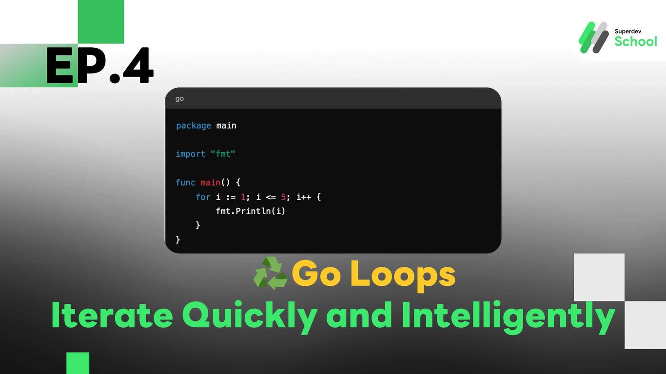 Using For Loop in Go Language