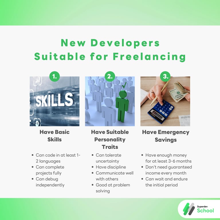 New Developers Suitable for Freelancing
