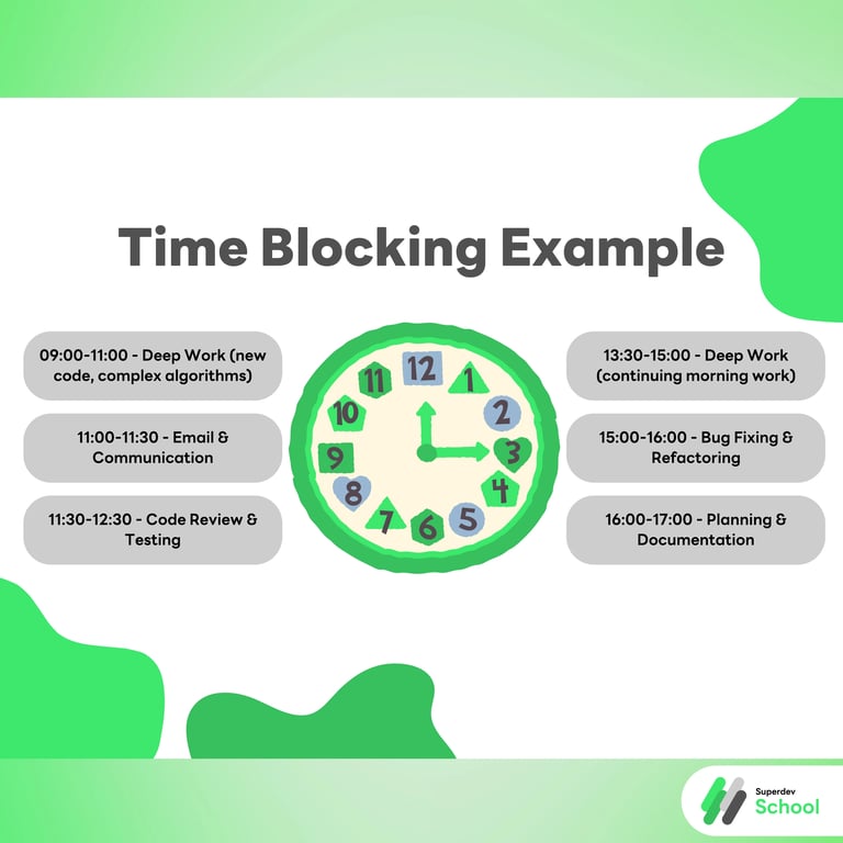 Time Blocking Example