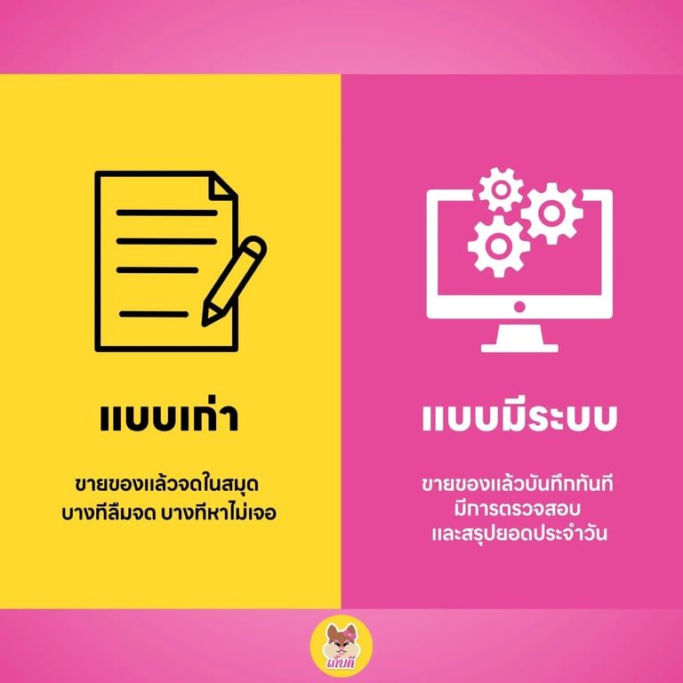 ตัวอย่างเปรียบเทียบ