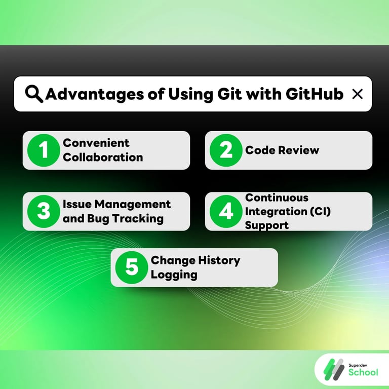 Advantages of Using Git with GitHub