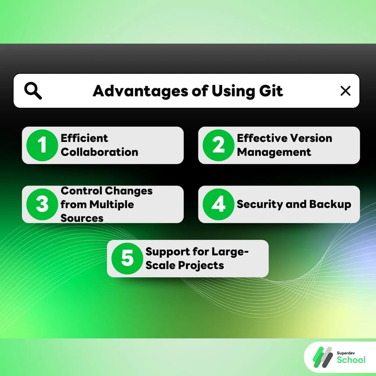 Advantages of Using Git