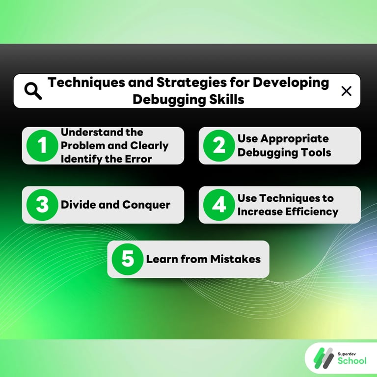 Techniques and Strategies for Developing Debugging Skills