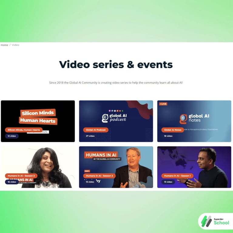 podcast Video series