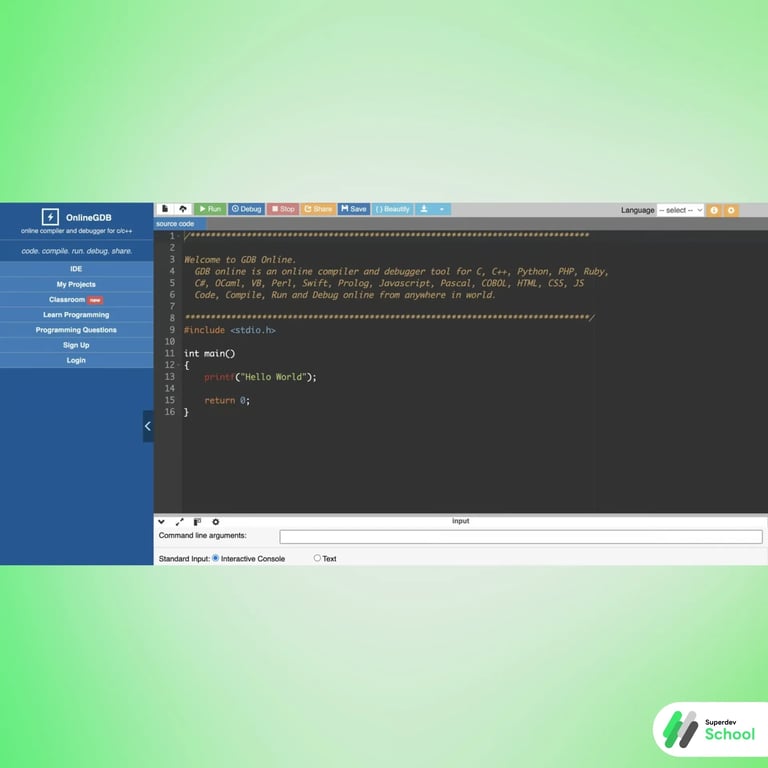 online gdb