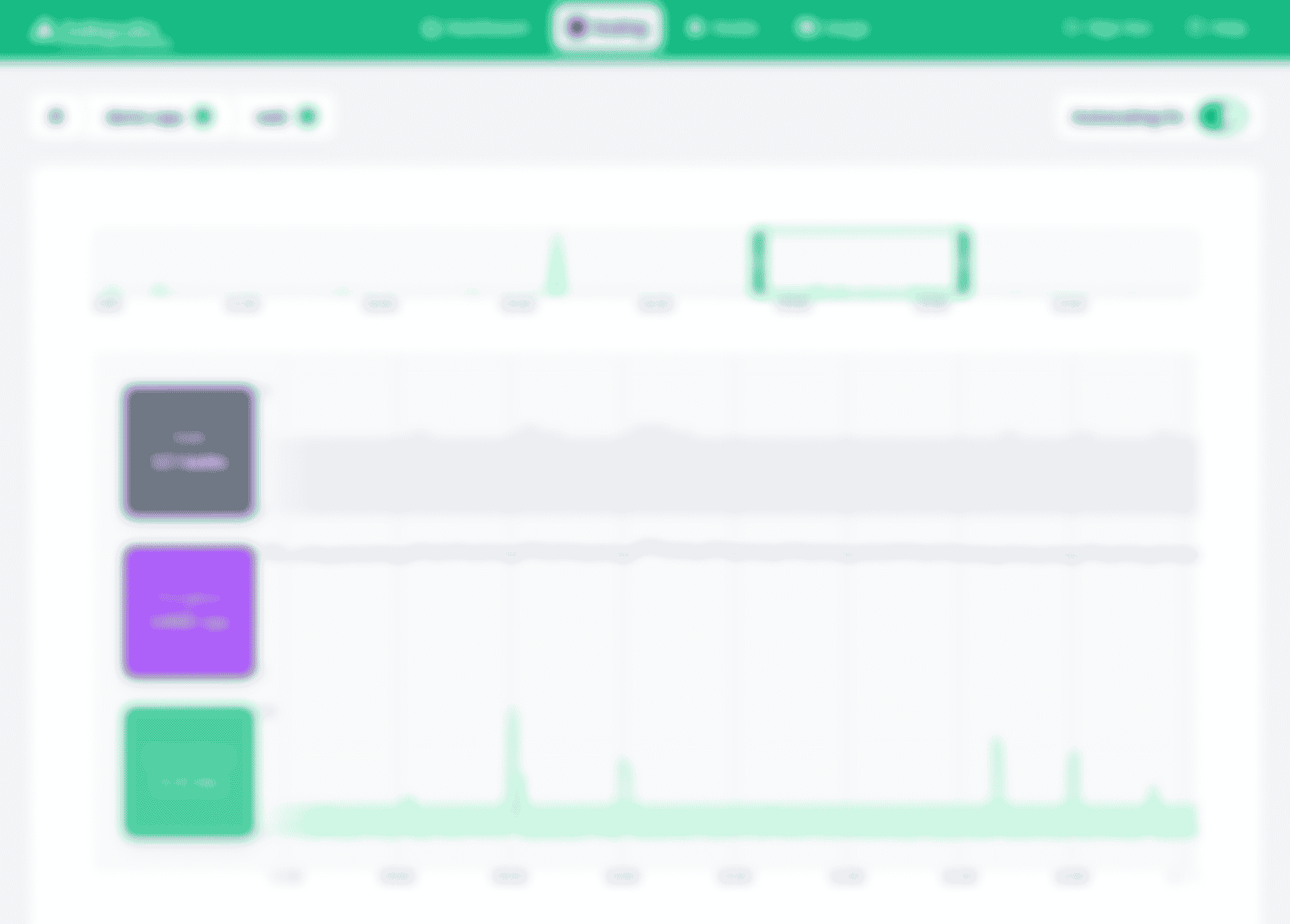 A screenshot of the Judoscale UI showing that real-time data is streaming in correctly