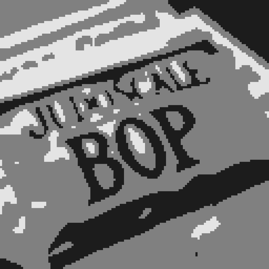 An AI-generated image of a tan manilla folder closed, laying on top of random sheet music, with the words "JUDOSCALE BOP" on the front