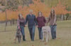 Photo of a family in the fall