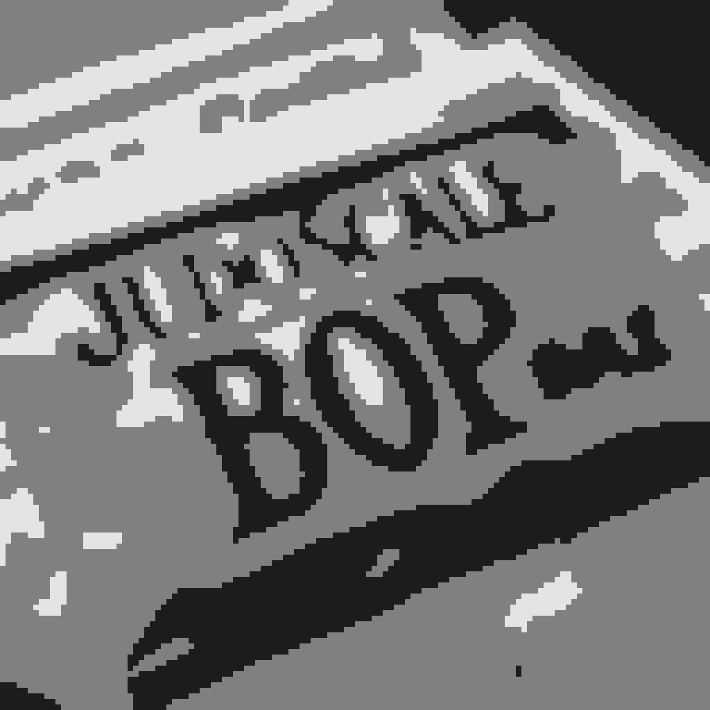 An AI-generated image of a tan manilla folder closed, laying on top of random sheet music, with the words "JUDOSCALE BOP" on the front, but now also with the characters "9A1" just beside