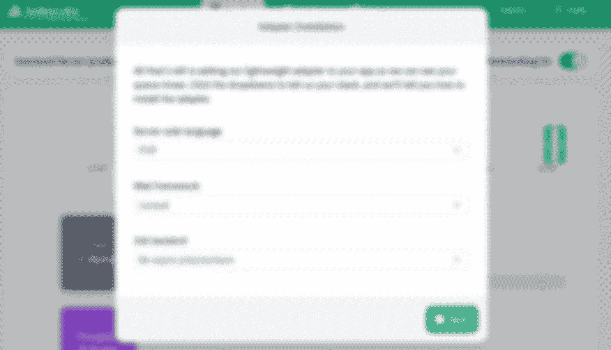 Judoscale package setup wizard