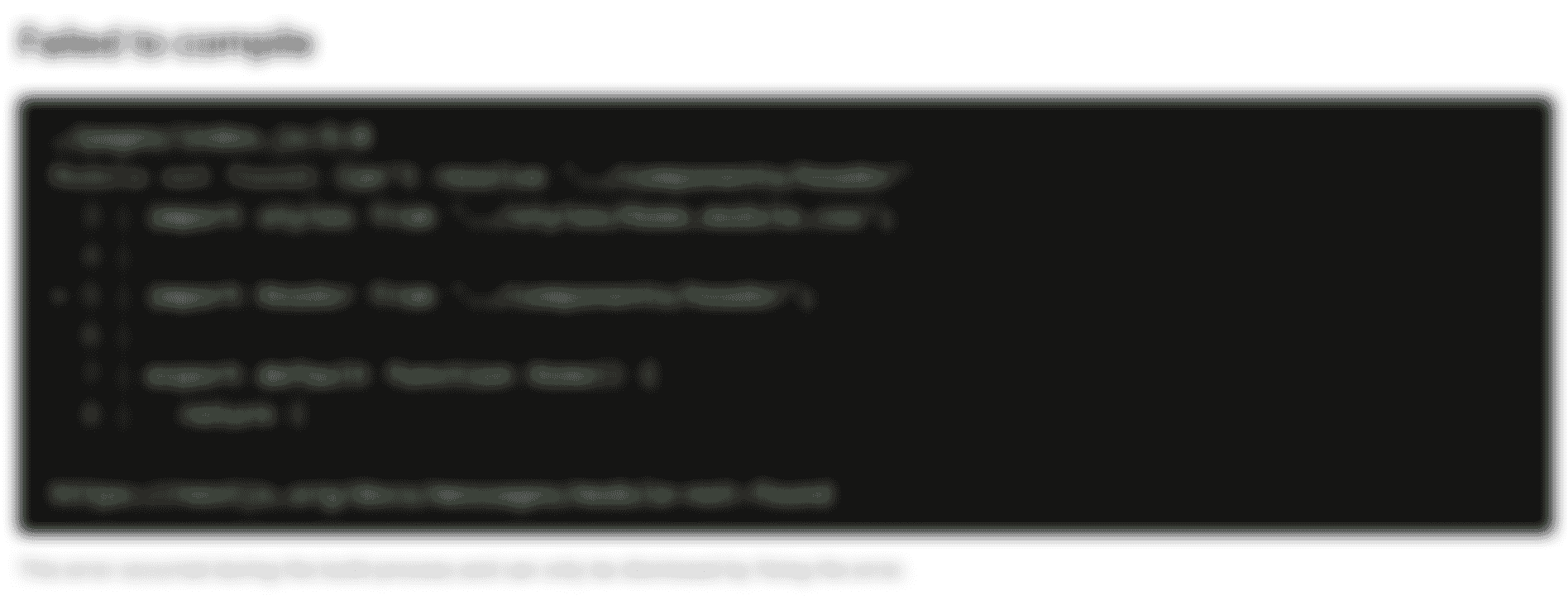 Configuring: Error Handling | Next.js