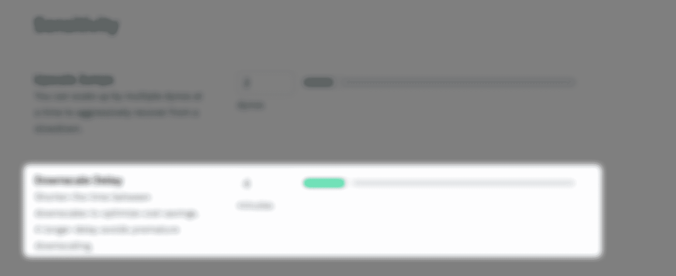 Screenshot: Downscale delay control