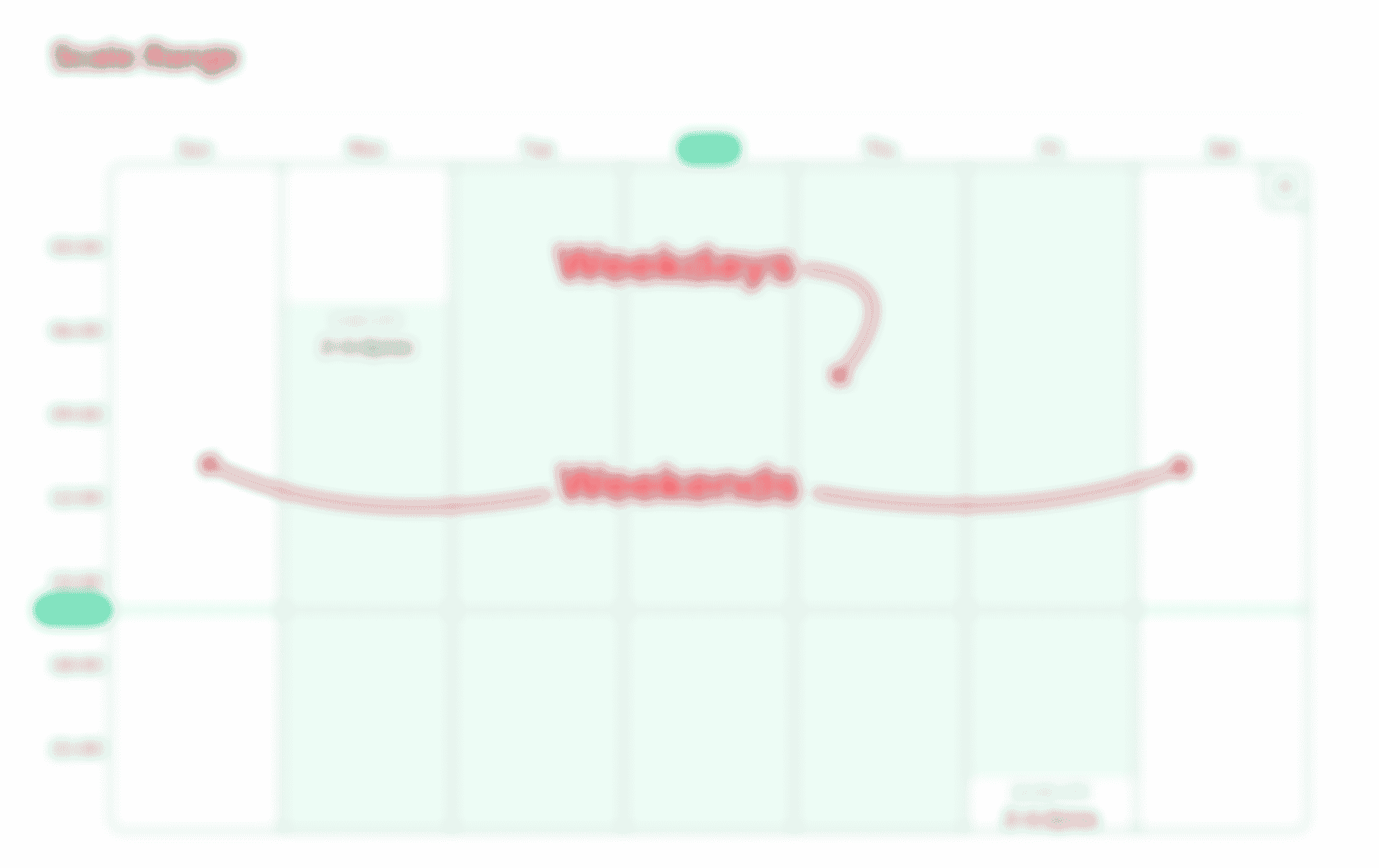 Default schedule
