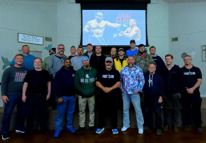 Fight Club men's ministry gathering