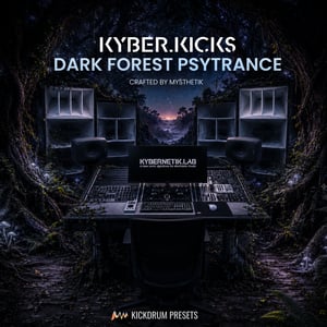 Engineered for the demanding low-end of dark and forest psytrance. All 20 presets are tuned to C1 (≈30 Hz) and fully synthesized in the Audija engine — no samples, no aliasing, complete parameter control. Clean transients, tight sub-frequencies, zero mud at any BPM. 
                                            5 × 16th | body-emphasized
                                            5 × 16th | tail-emphasized
                                            5 × 8th | body-emphasized
                                            5 × 8th | tail-emphasized




                                            Developed by Mysthetik at KYBERNETIK.LAB on Lambda Labs QX3 monitoring for accurate sub-frequency reproduction — guaranteed to translate from studio to festival system.


