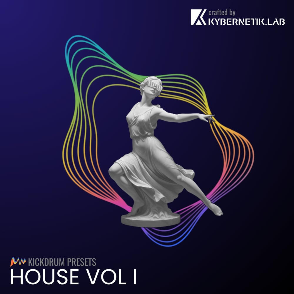 Essential house kick drum presets for Deep, Tech, and Classic House. From warm, rounded thump to modern, tight snap, each kick locks into a 4/4 groove and sits cleanly with bass and percussion.
Every preset is fully synthesized (no samples) and fully parametric, so you can key-match, adjust length, and sculpt body/tail in seconds inside AUDIJA without losing resolution.
Created and proof-tested at KYBERNETIK.LAB (Basel) — a mastering-grade studio uniquely fitted with a Lambda Labs QX3 club/festival PA system. This rare setup guarantees reliable translation from headphones and studio monitors to club rooms and festival stages. (25 Kick Presets)