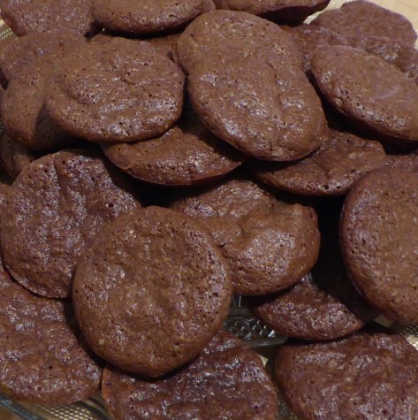 Petits gâteaux au chocolat et noisette