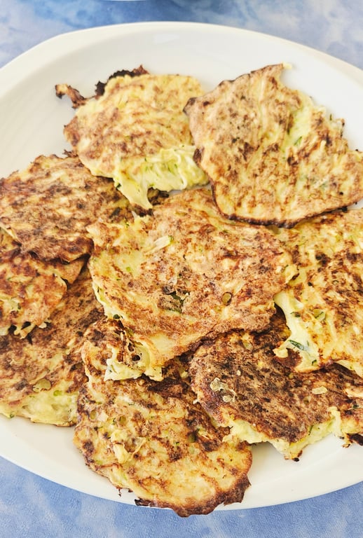 Galettes de courgettes et emmental 