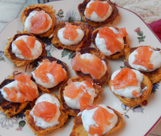 Blinis à la patate douce