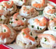 Canapés aux crevettes