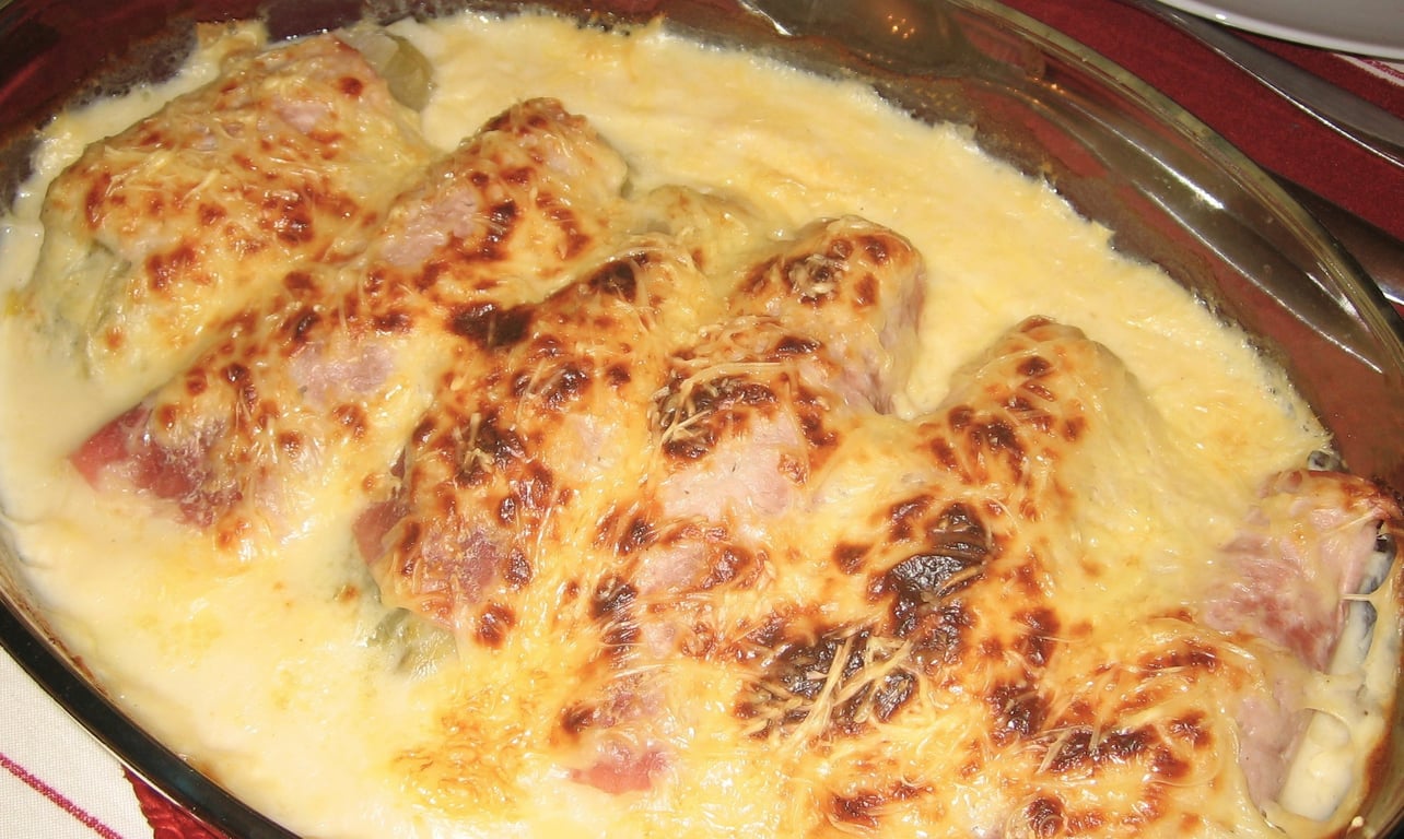 Endives au jambon