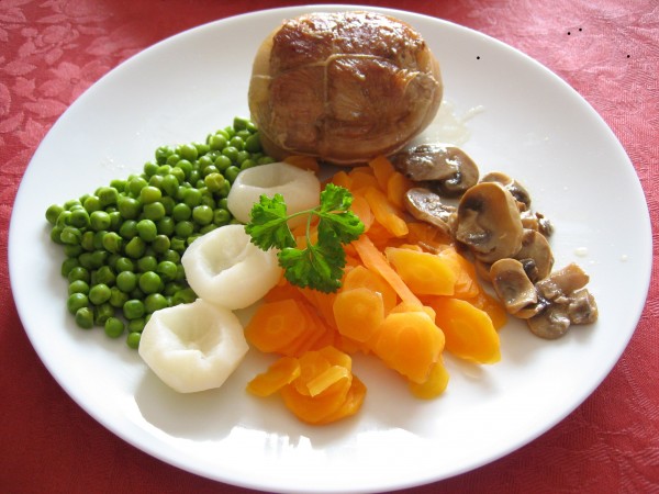 Paupiettes de veau aux légumes nouveaux