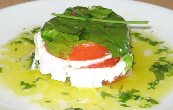 Terrine de tomate au chèvre