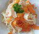 Tagliatelles de légumes carottes panais