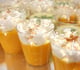 Verrines de mousse de carottes