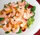 Salade aux crevettes et mangues