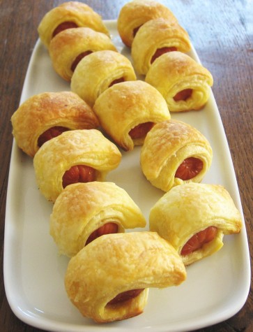 Feuilletés aux saucisses