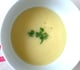 Velouté de courgettes au parmesan chaud ou froid