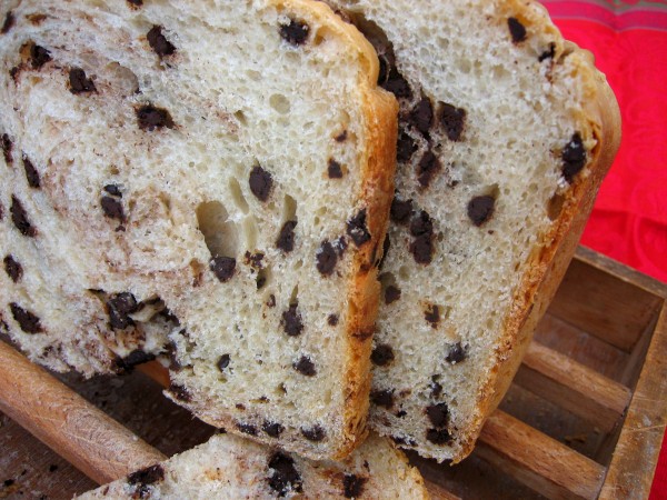 Pain au lait aux pépites de chocolat