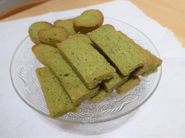 Financiers au thé matcha