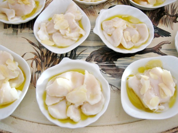 Coquilles Saint Jacques marinées