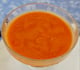 Soupe froide courgettes, tomates, poivron 