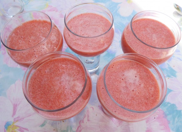 Smoothie fraises ananas