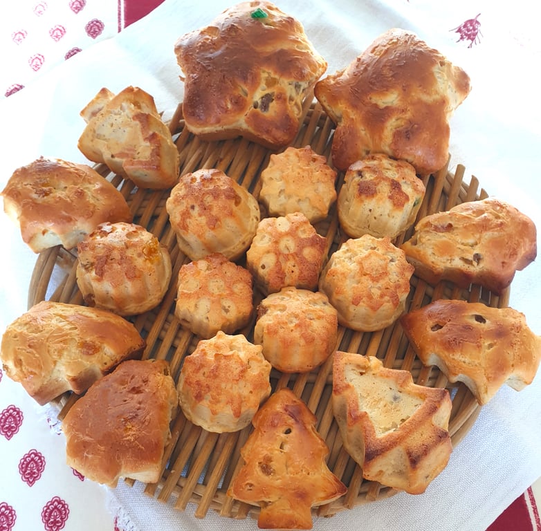 Brioches aux fruits confits