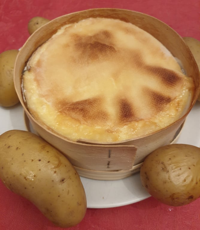 Boîte chaude Mont d’Or au four