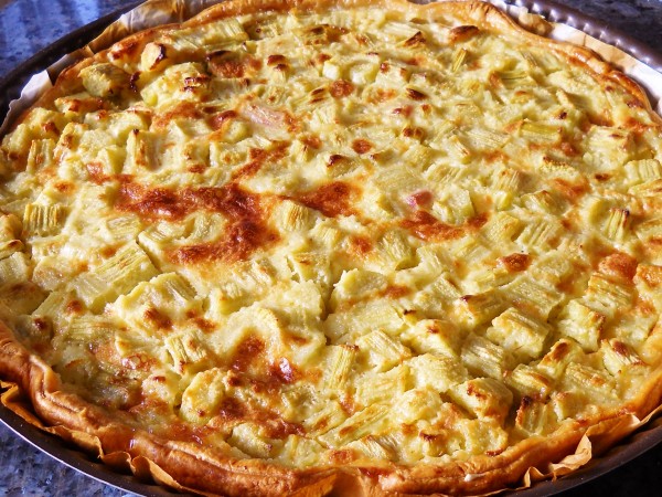 Tarte à la rhubarbe
