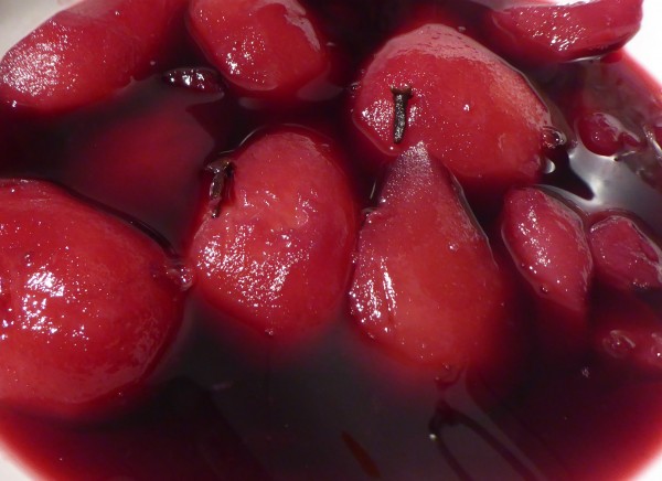 Poires au vin
