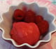 Sorbet aux framboises