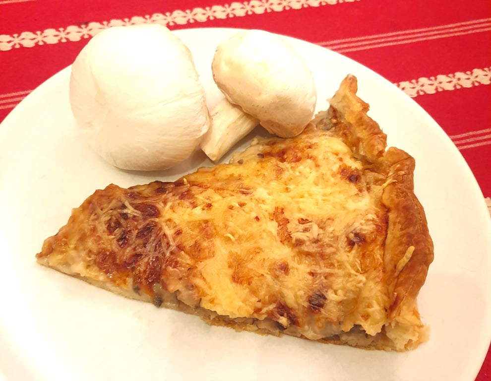 Tarte aux champignons