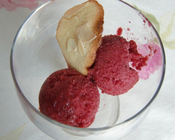 Sorbet à la cerise
