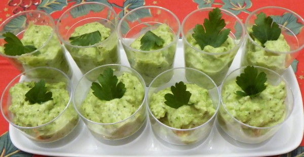 Mousse de petits pois