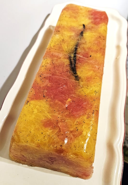 Bûche aux agrumes