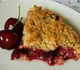 Crumble aux cerises