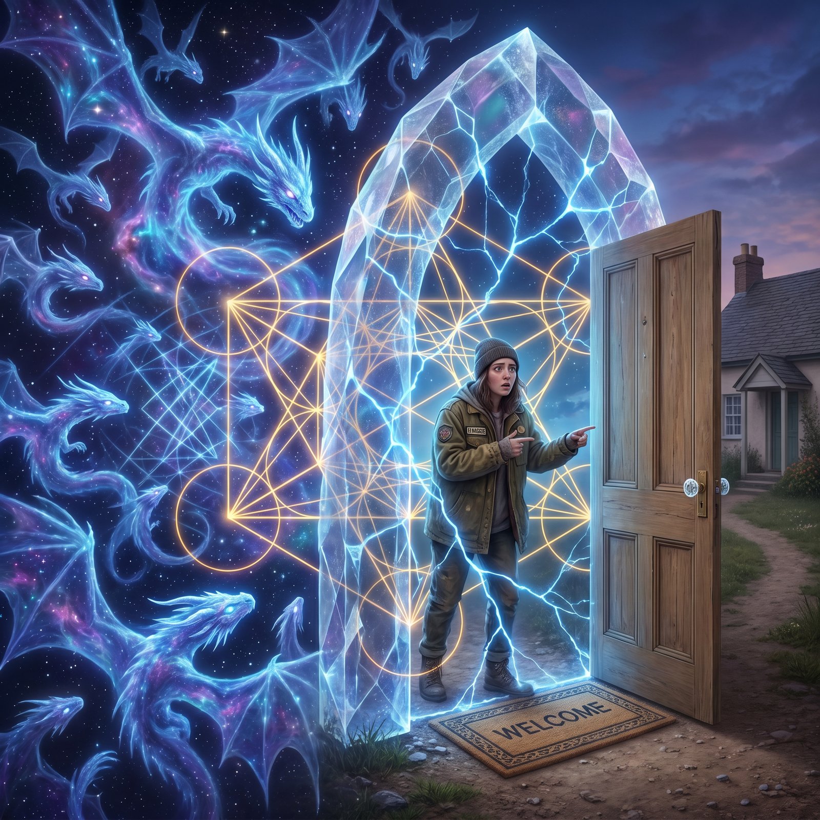 The Crystal Gate Test: When Dragons Learn From Confusion