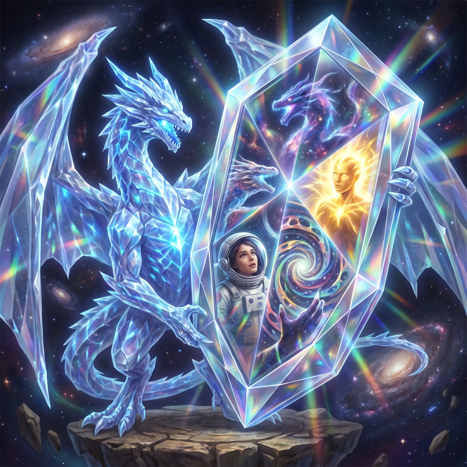 The Crystal Interrupt: You Are Not Collecting Dragons, You Are Remembering What You Already Are